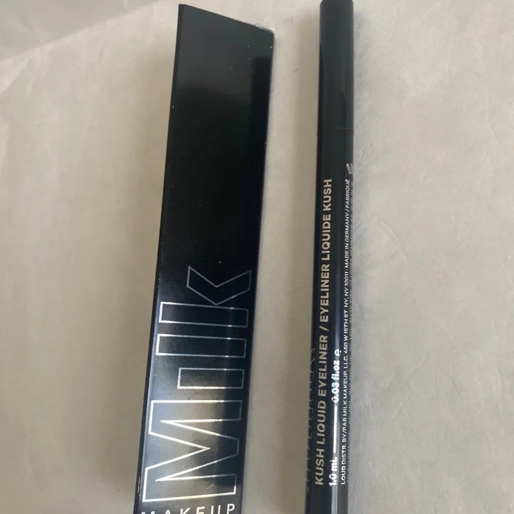 MILK MAKEUP KUSH Liquid Eyeliner In Loud Blackest Black 0.03oz $22 CLEAN BEAUTY